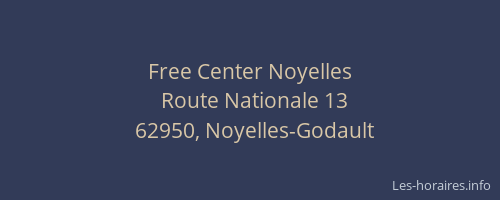 Free Center Noyelles