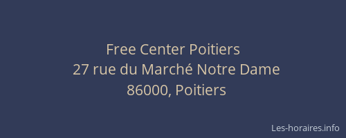 Free Center Poitiers
