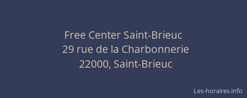 Free Center Saint-Brieuc