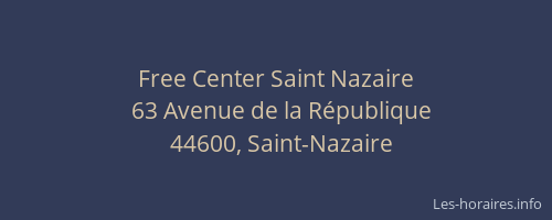 Free Center Saint Nazaire
