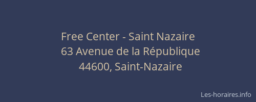 Free Center - Saint Nazaire