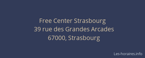 Free Center Strasbourg