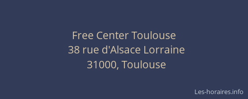 Free Center Toulouse