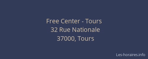 Free Center - Tours