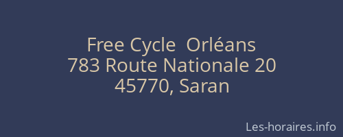 Free Cycle  Orléans