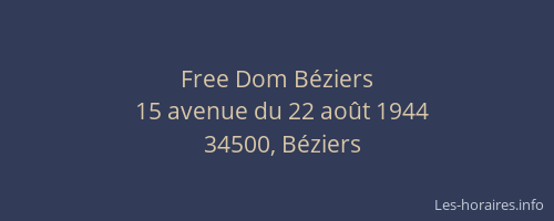 Free Dom Béziers