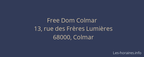 Free Dom Colmar