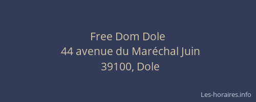 Free Dom Dole