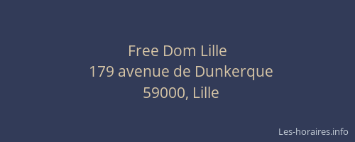 Free Dom Lille
