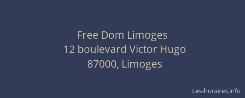 Free Dom Limoges