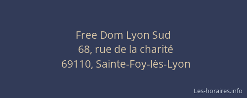 Free Dom Lyon Sud