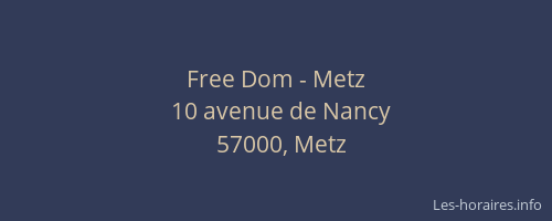 Free Dom - Metz