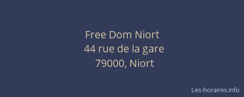 Free Dom Niort