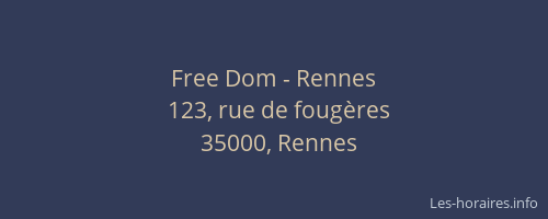 Free Dom - Rennes