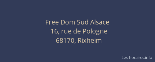 Free Dom Sud Alsace
