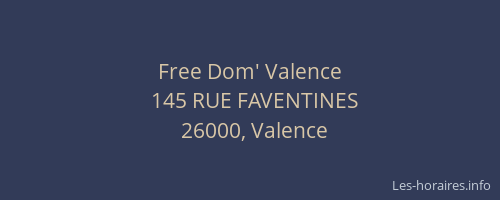Free Dom' Valence