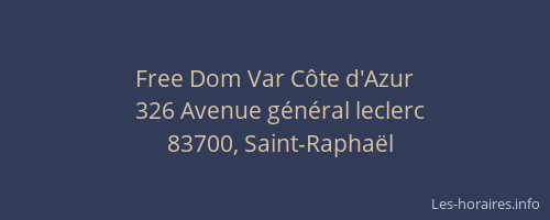Free Dom Var Côte d'Azur