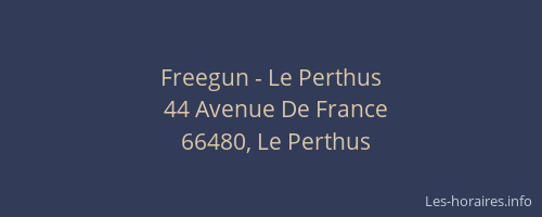 Freegun - Le Perthus