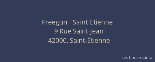 Freegun - Saint-Etienne