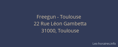 Freegun - Toulouse