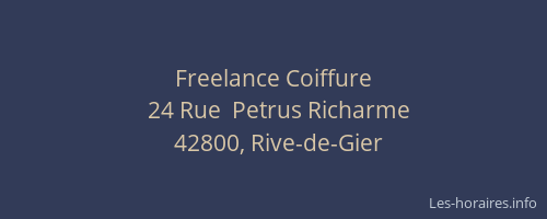 Freelance Coiffure