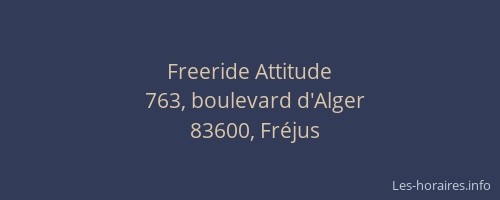 Freeride Attitude