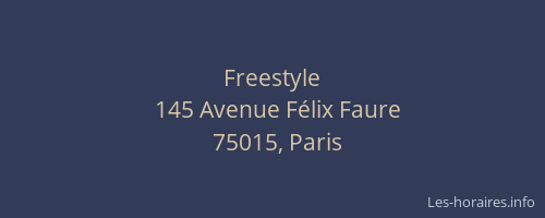 Freestyle