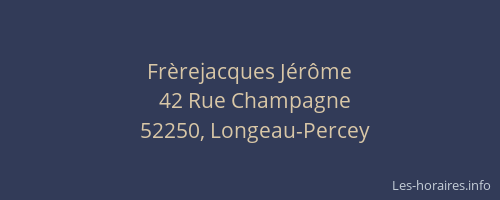 Fr&egrave;rejacques J&eacute;r&ocirc;me