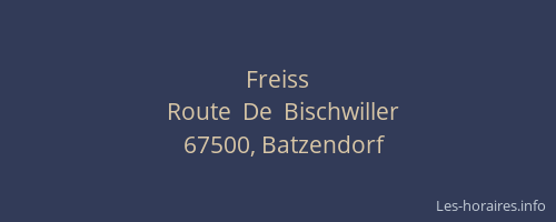 Freiss