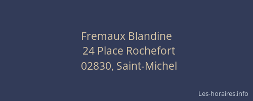 Fremaux Blandine
