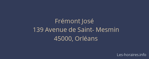 Frémont José