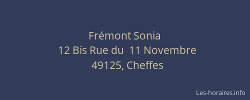 Frémont Sonia