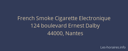 French Smoke Cigarette Electronique