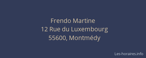 Frendo Martine