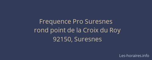 Frequence Pro Suresnes