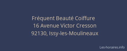 Fréquent Beauté Coiffure
