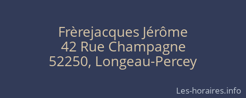 Frèrejacques Jérôme