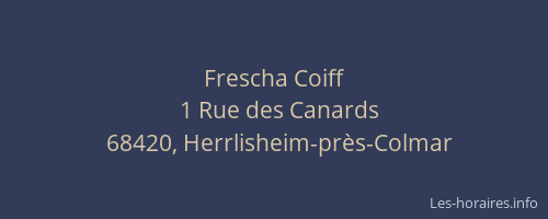 Frescha Coiff