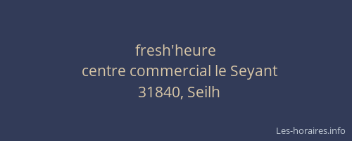 fresh'heure
