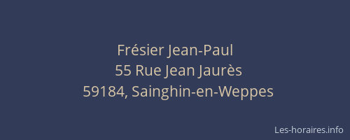 Frésier Jean-Paul