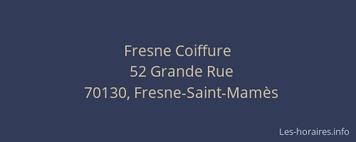 Fresne Coiffure
