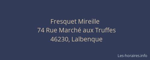 Fresquet Mireille