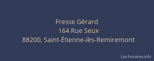 Fresse G&eacute;rard