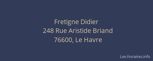 Fretigne Didier