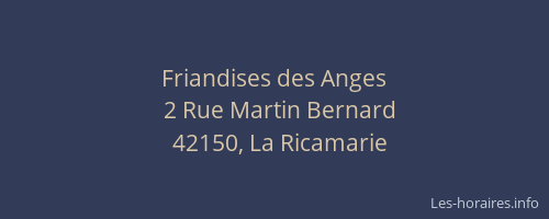 Friandises des Anges