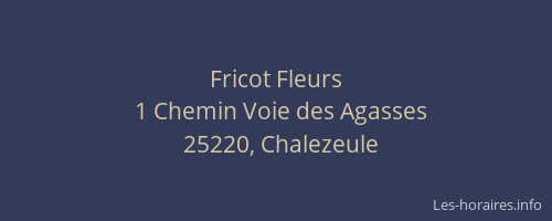 Fricot Fleurs
