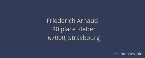Friederich Arnaud