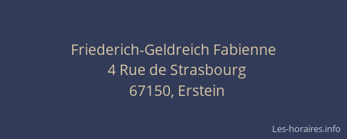 Friederich-Geldreich Fabienne