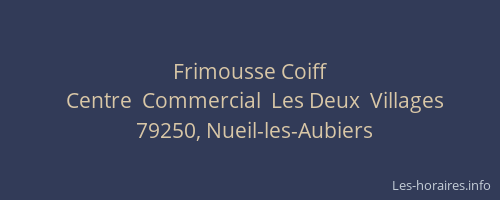 Frimousse Coiff
