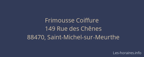 Frimousse Coiffure